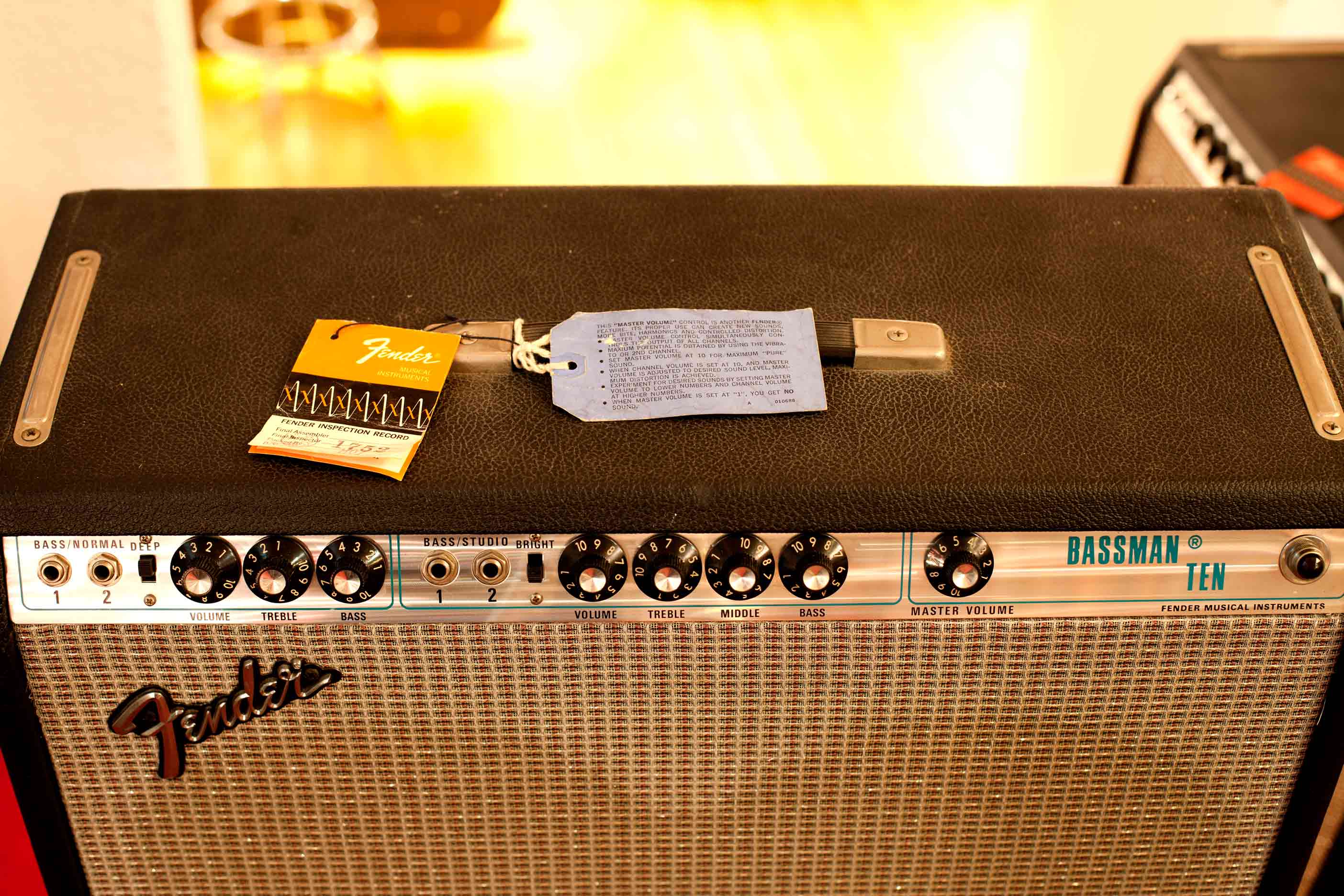 Fender Bassman Ten Silverface 70's Gitarren Total