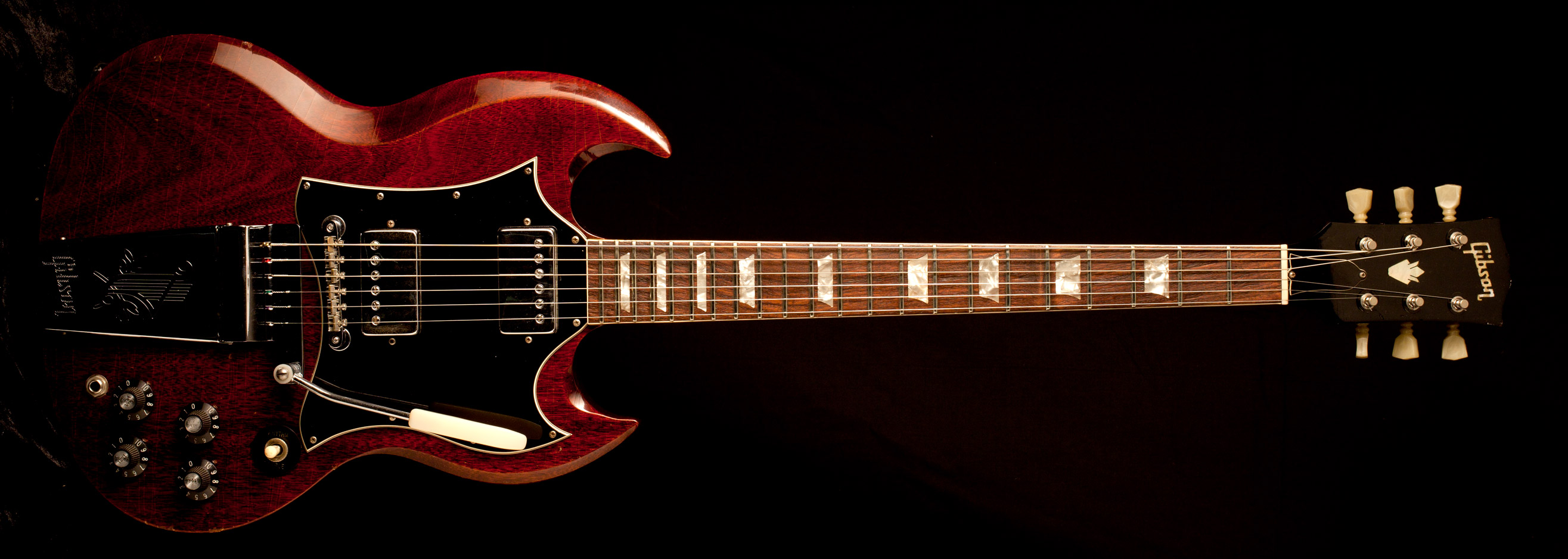 genetisk Enrich sengetøj Gibson SG Standard Cherry 1970 - Gitarren Total