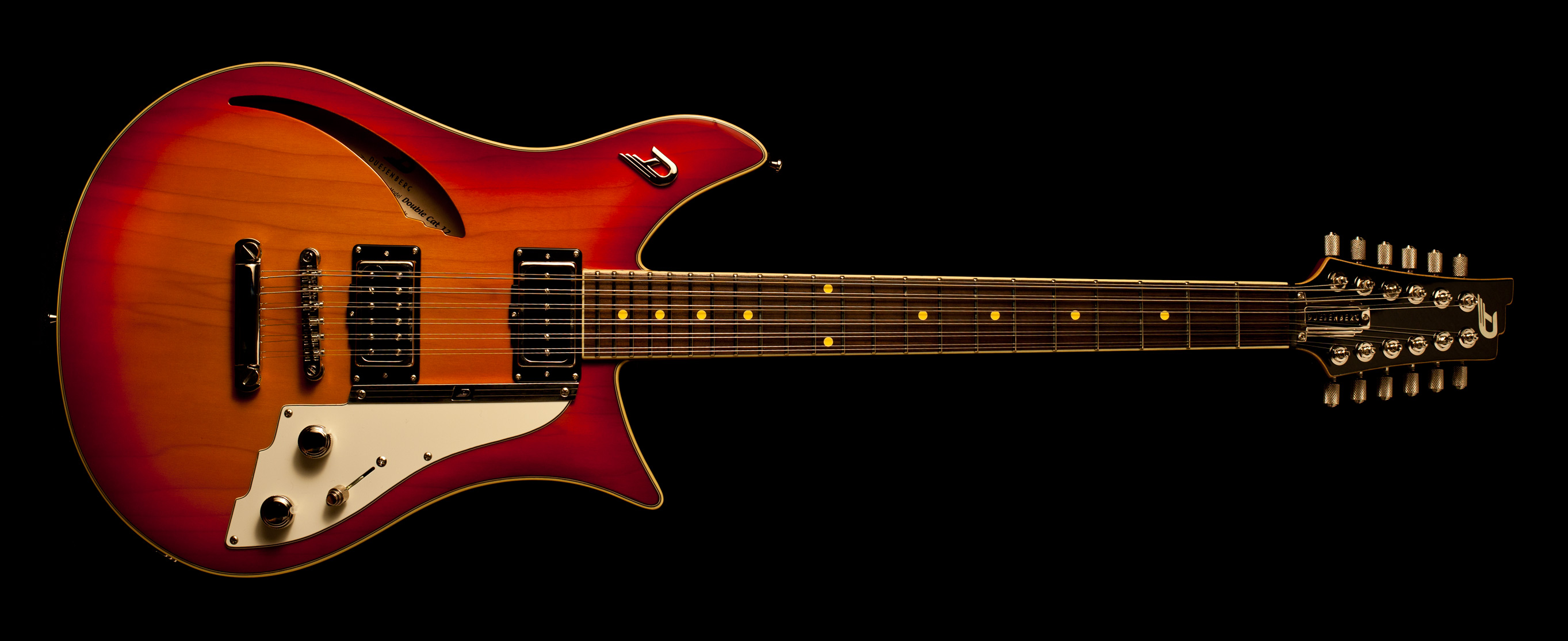 Duesenberg Double Cat 12 String Fire Burst - Gitarren Total