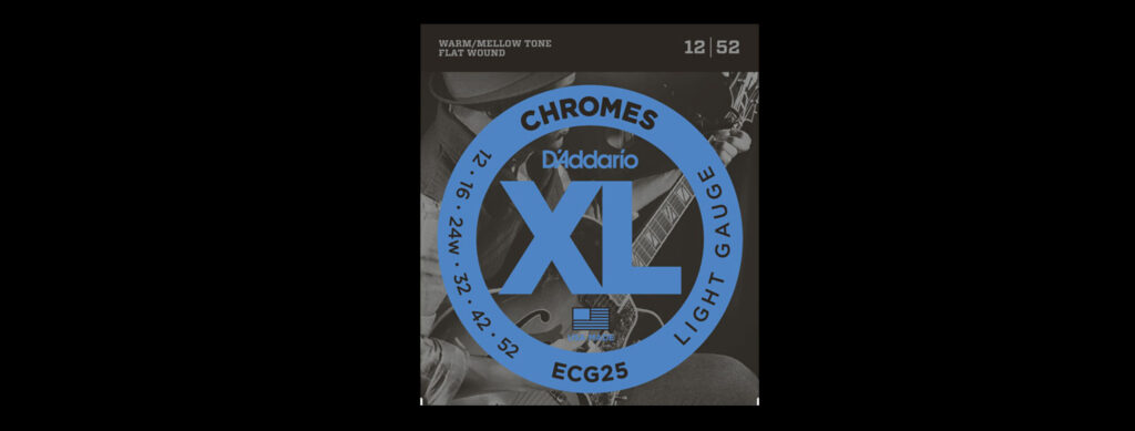 D'Addario ECG25 Flat Wound 12-52