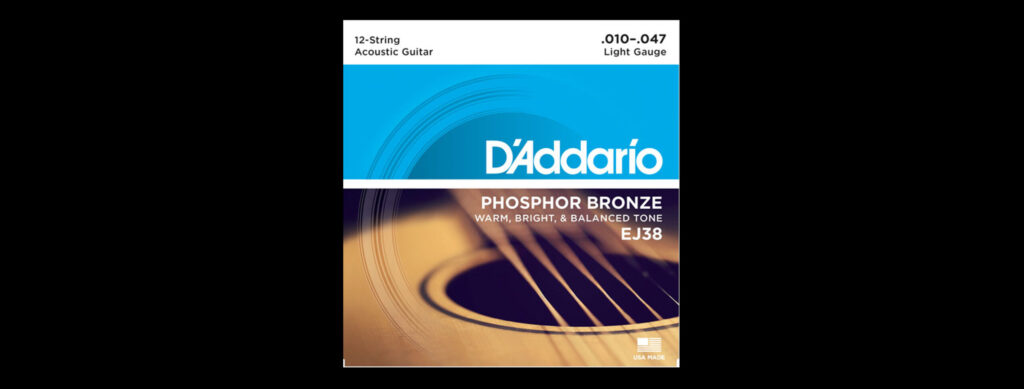 D'Addario EJ38 12-String 10-47