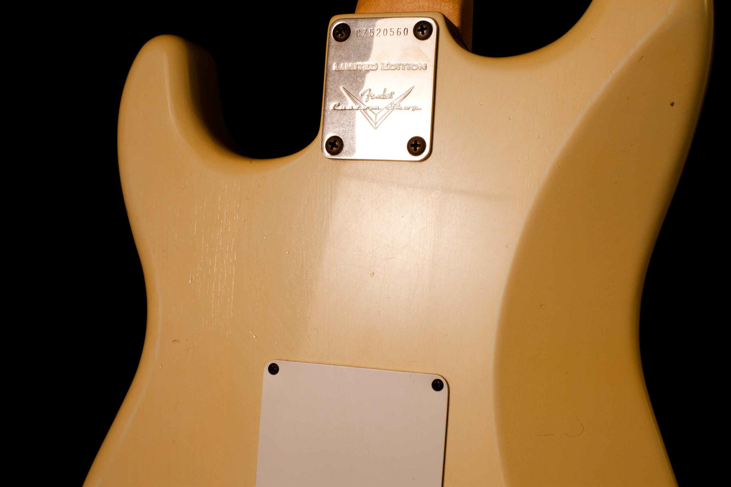 Fender Stratocaster Duo Tone '60 Vintage White - Image 3