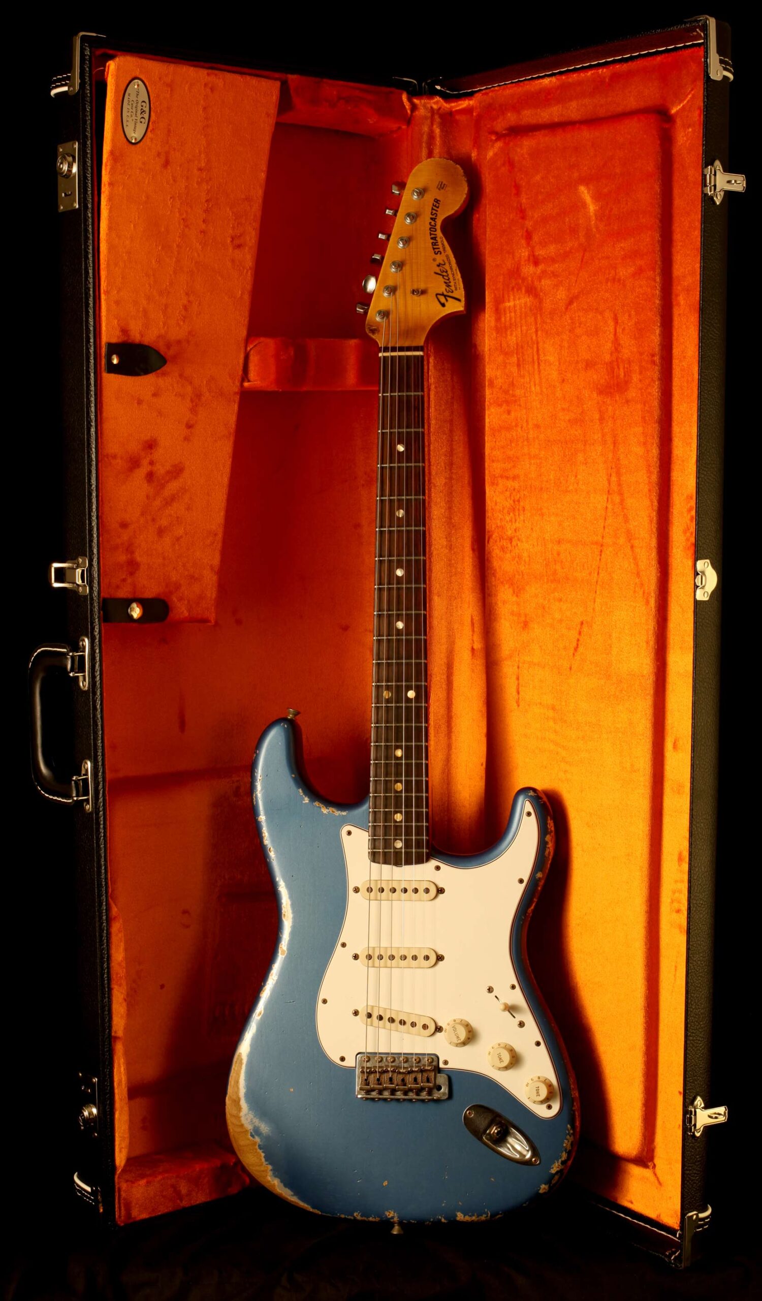 Fender Stratocaster '68 Heavy Relic Lake Placid Blue - Image 6