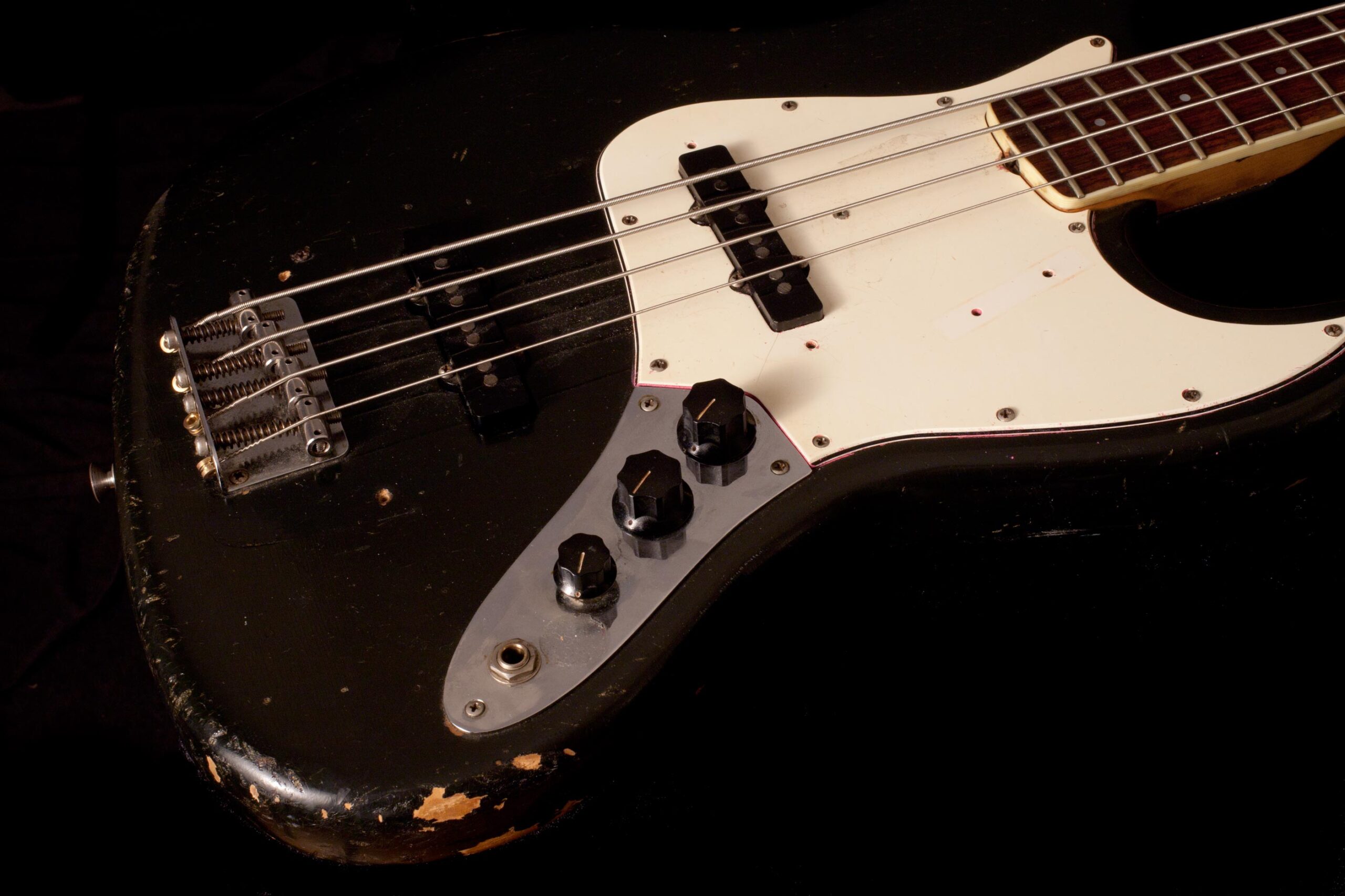Fender Jazz Bass 1970 Black - Image 4