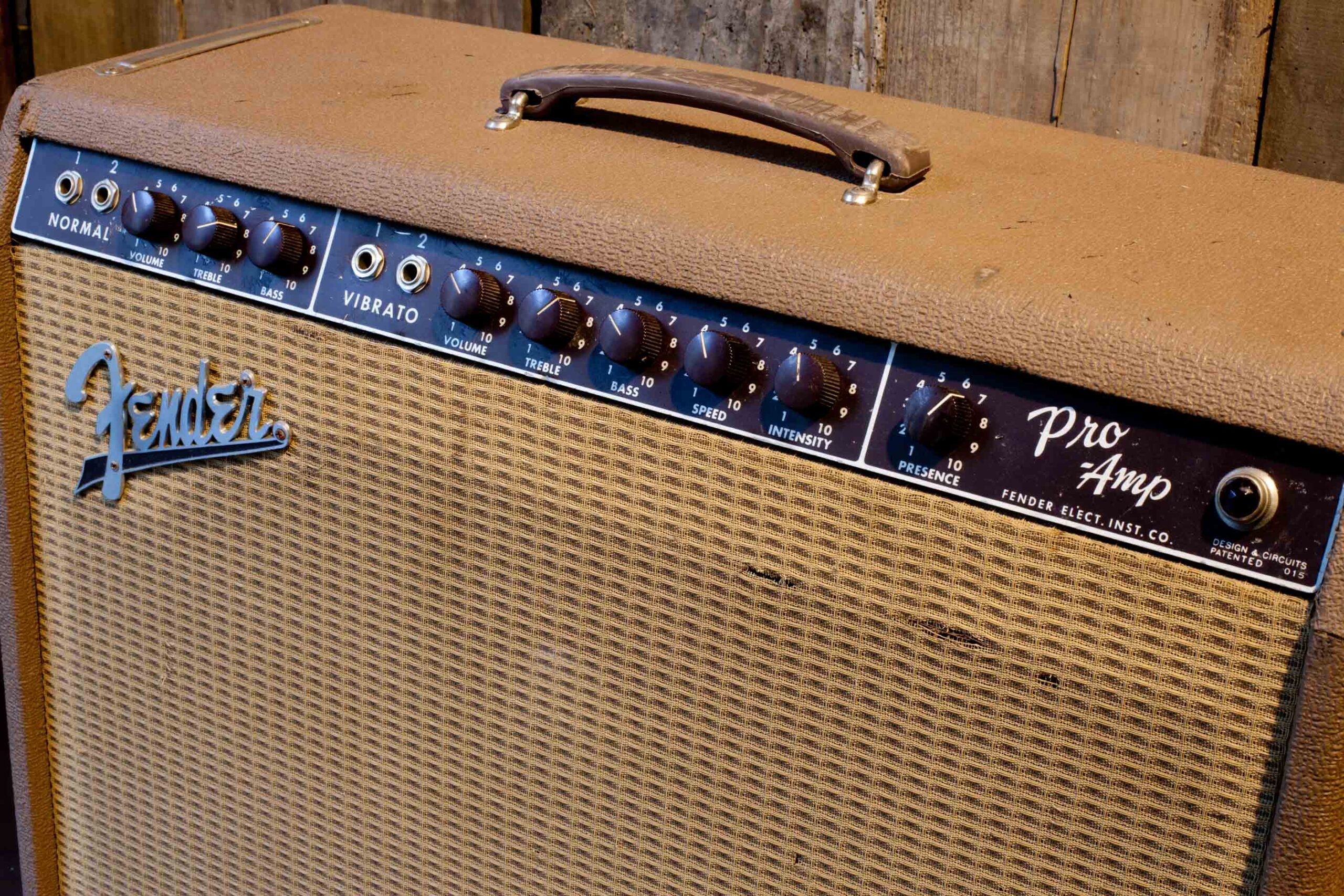 Fender Pro Amp Brown Face - Image 5
