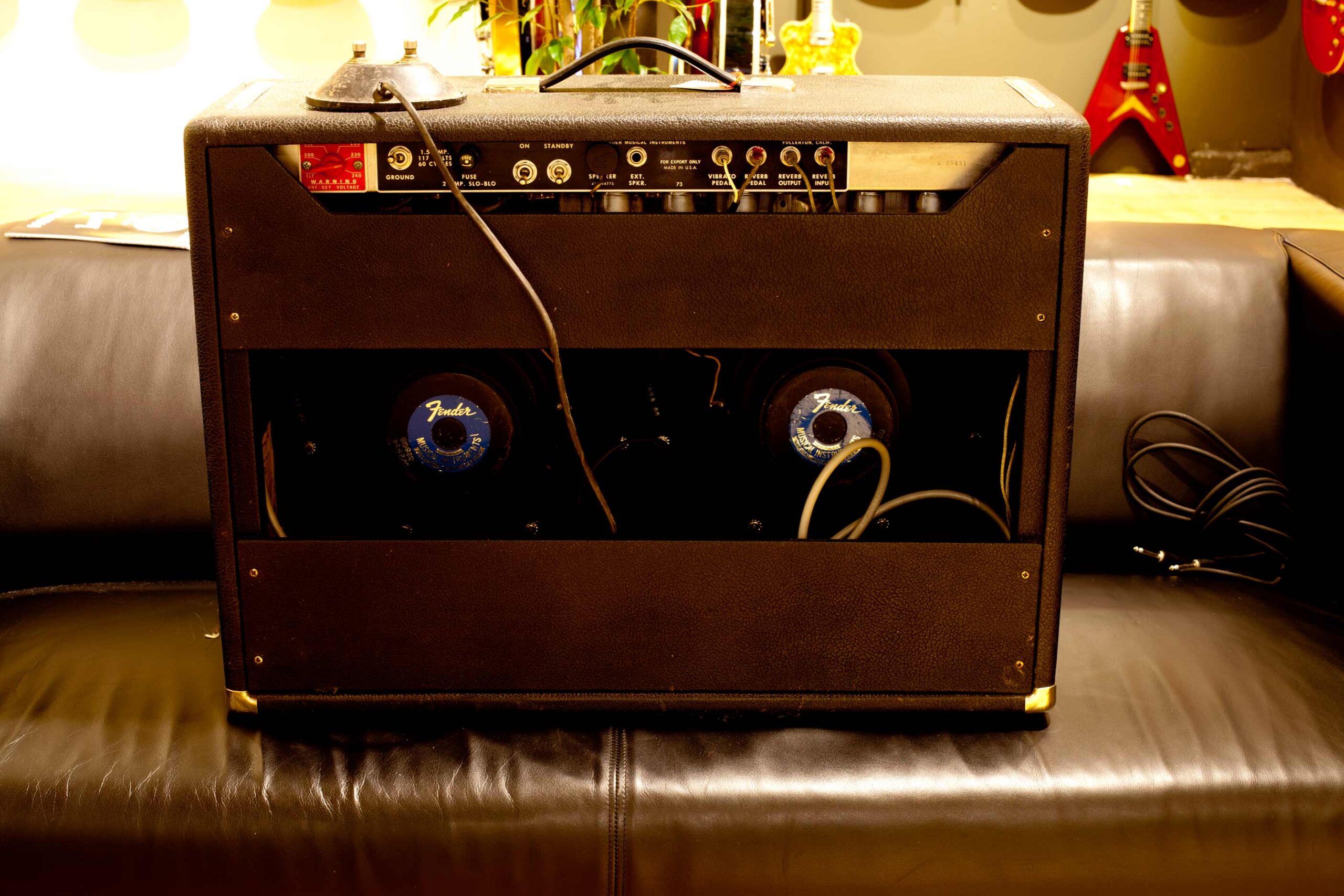 Fender Pro Reverb 1966 Blackface - Image 3
