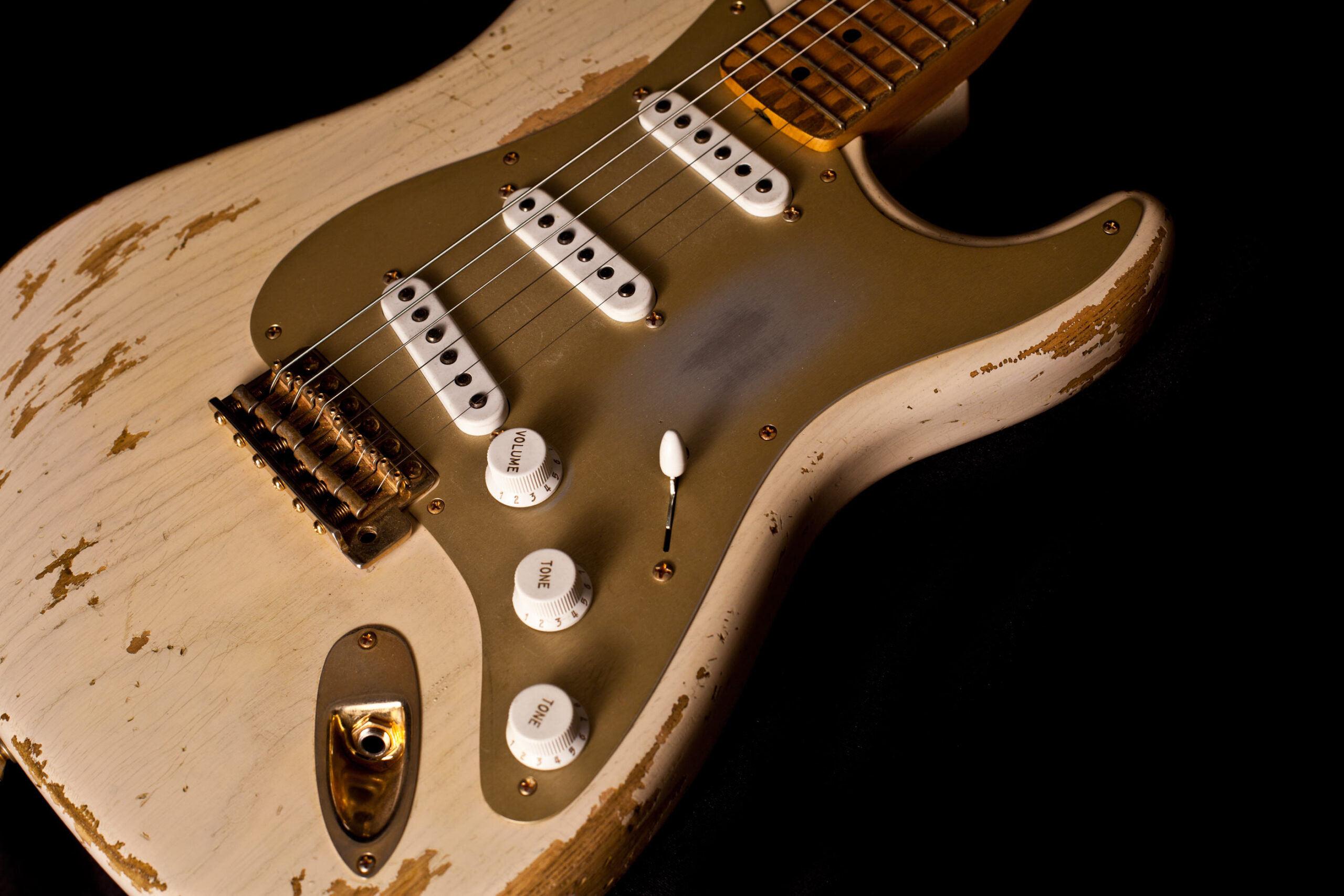 Fender Stratocaster '54 Heavy Relic Dirty White Blonde - Image 8