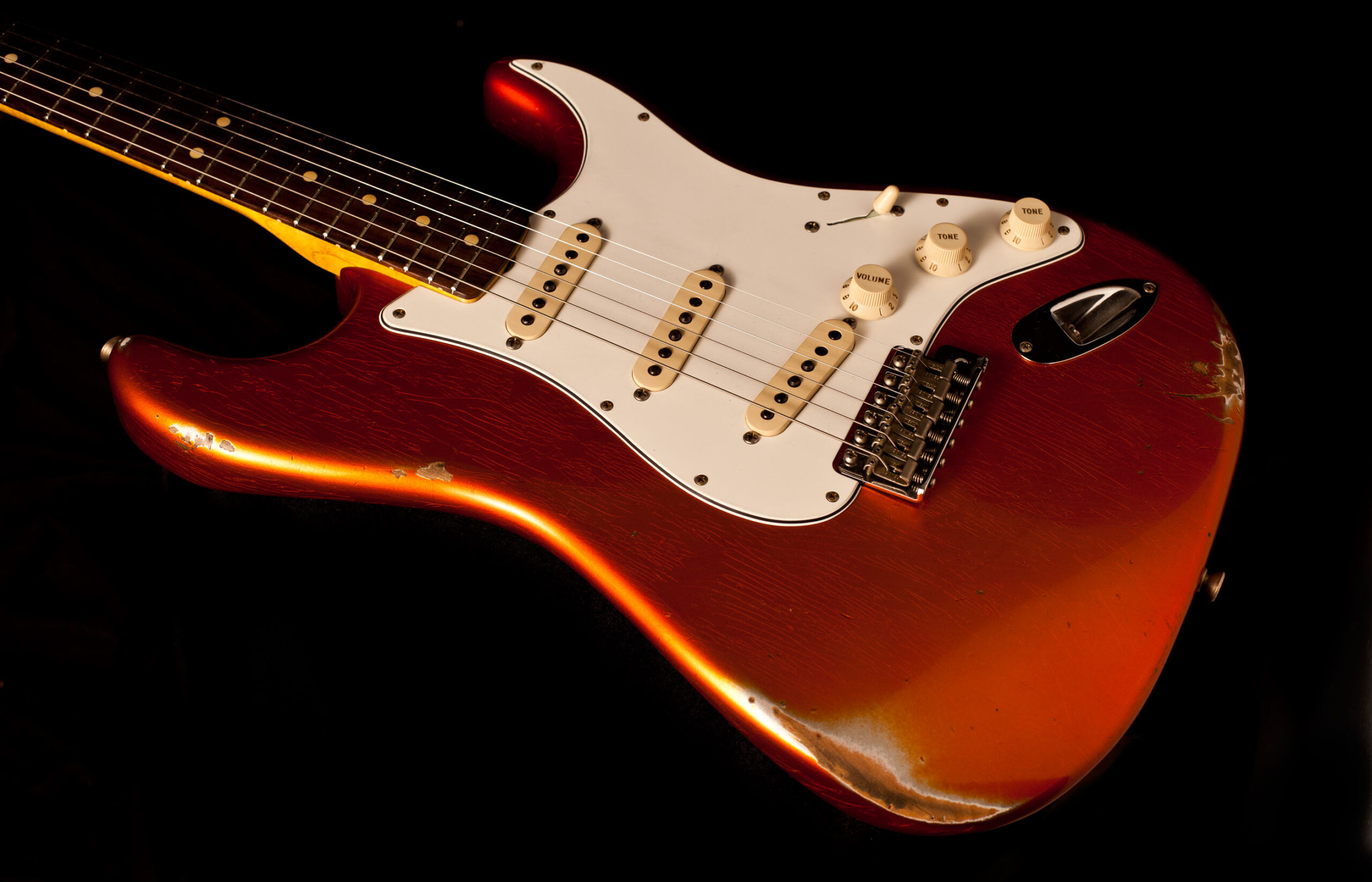 Fender Stratocaster '63 Heavy Relic Candy Tangerine - Image 6