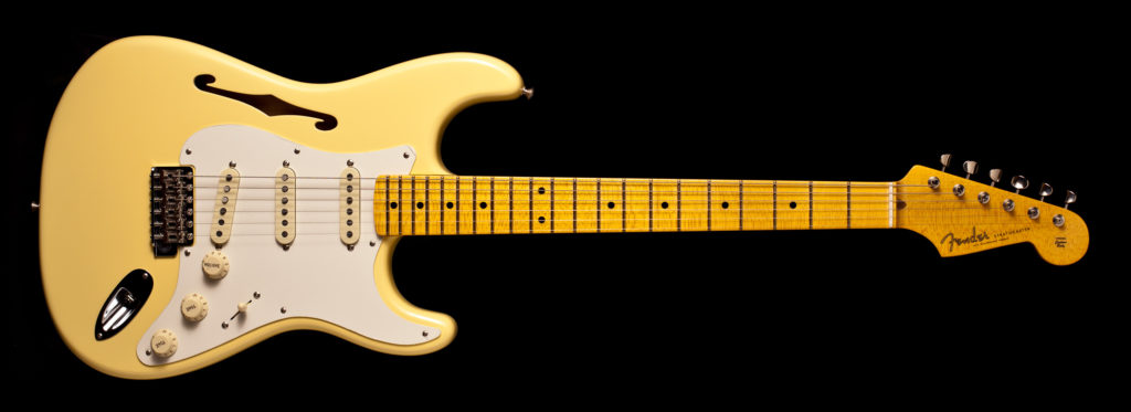 Fender Stratocaster Eric Johnson Thinline Vintage White