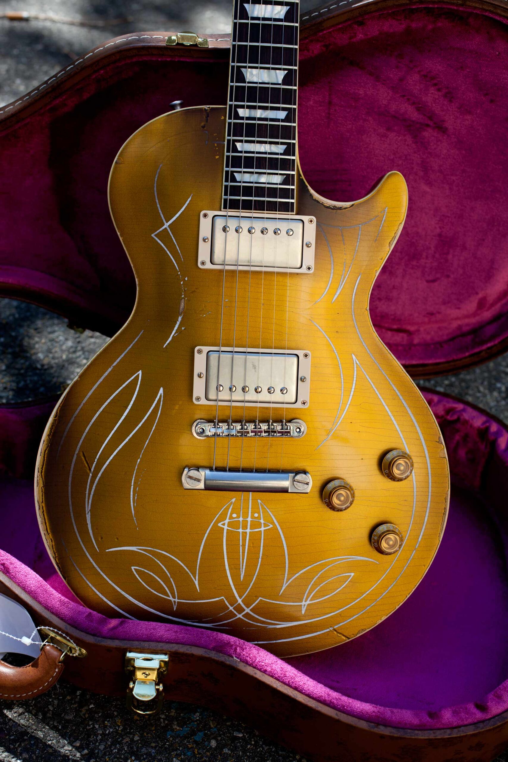 Gibson Billy F. Gibbons Goldtop Aged Pinstripes - Image 9