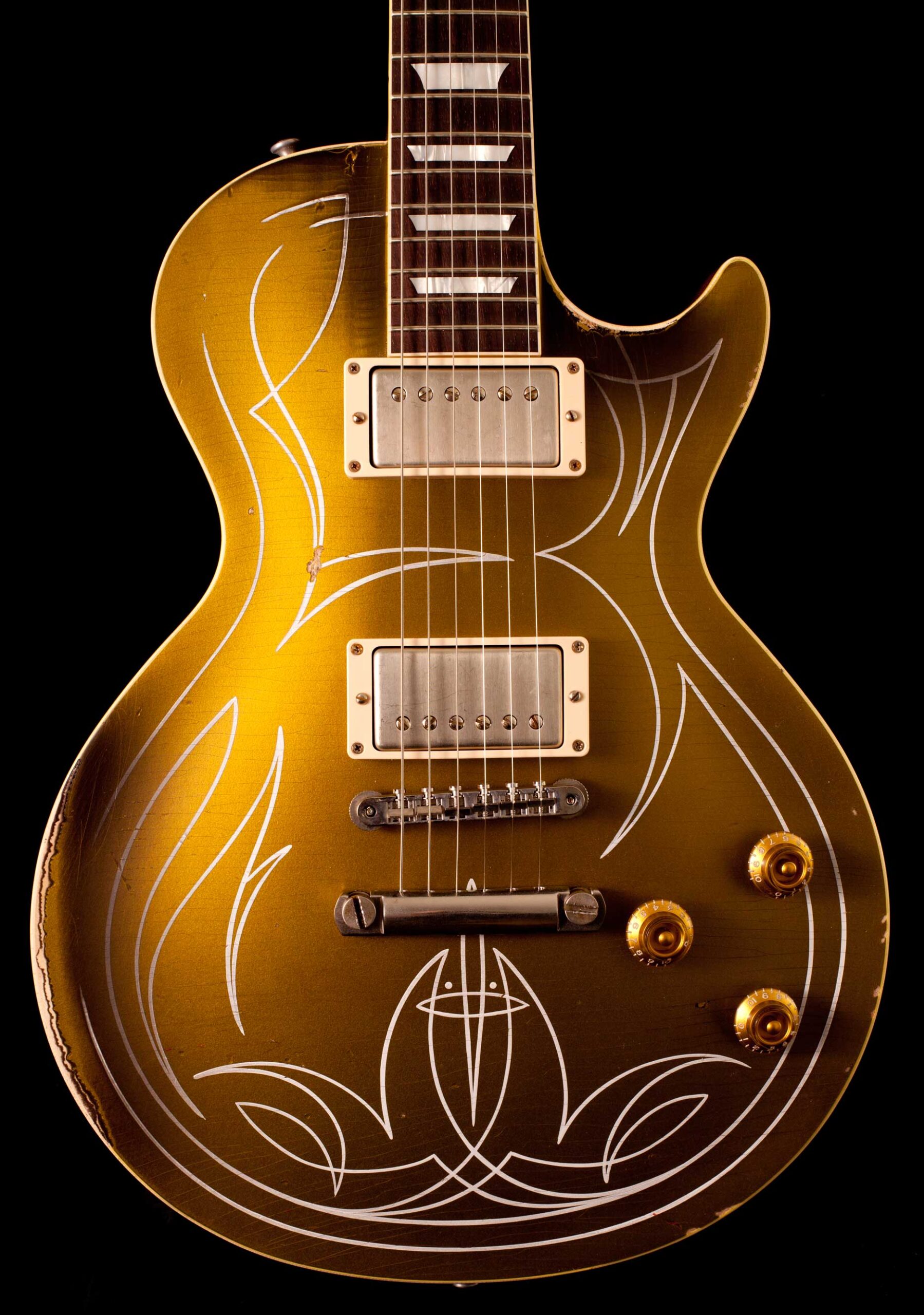 Gibson Billy F. Gibbons Goldtop Aged Pinstripes - Image 2