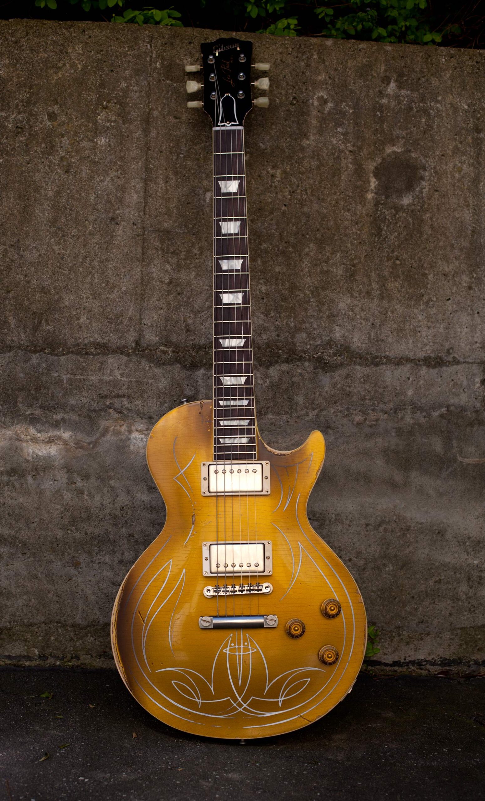 Gibson Billy F. Gibbons Goldtop Aged Pinstripes - Image 7