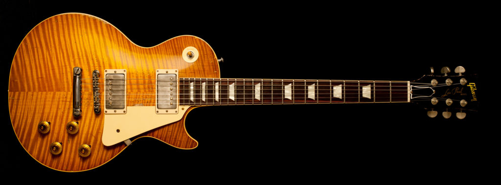 Gibson Les Paul Standard 1959 Ace Frehley aged and signed