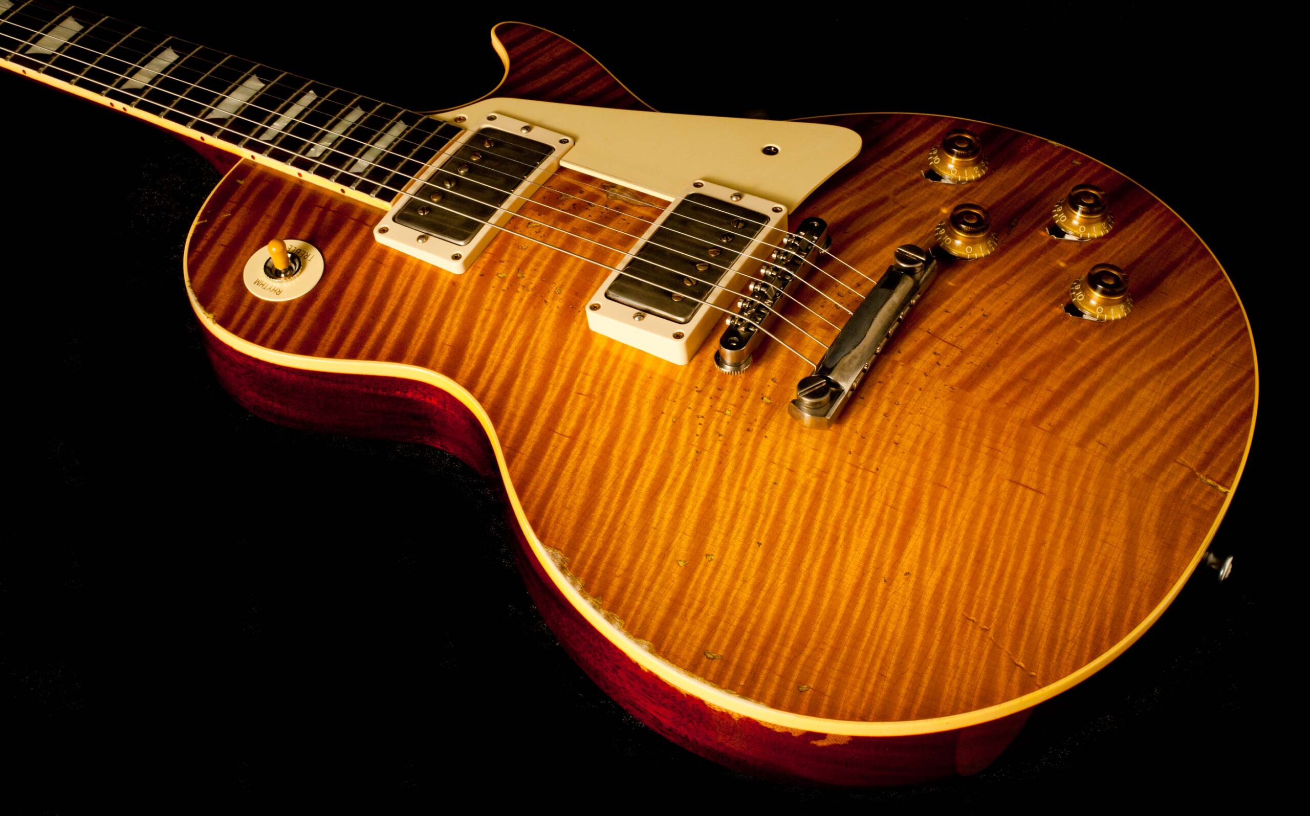 Gibson Les Paul Standard 1959 Ace Frehley aged and signed - Image 2