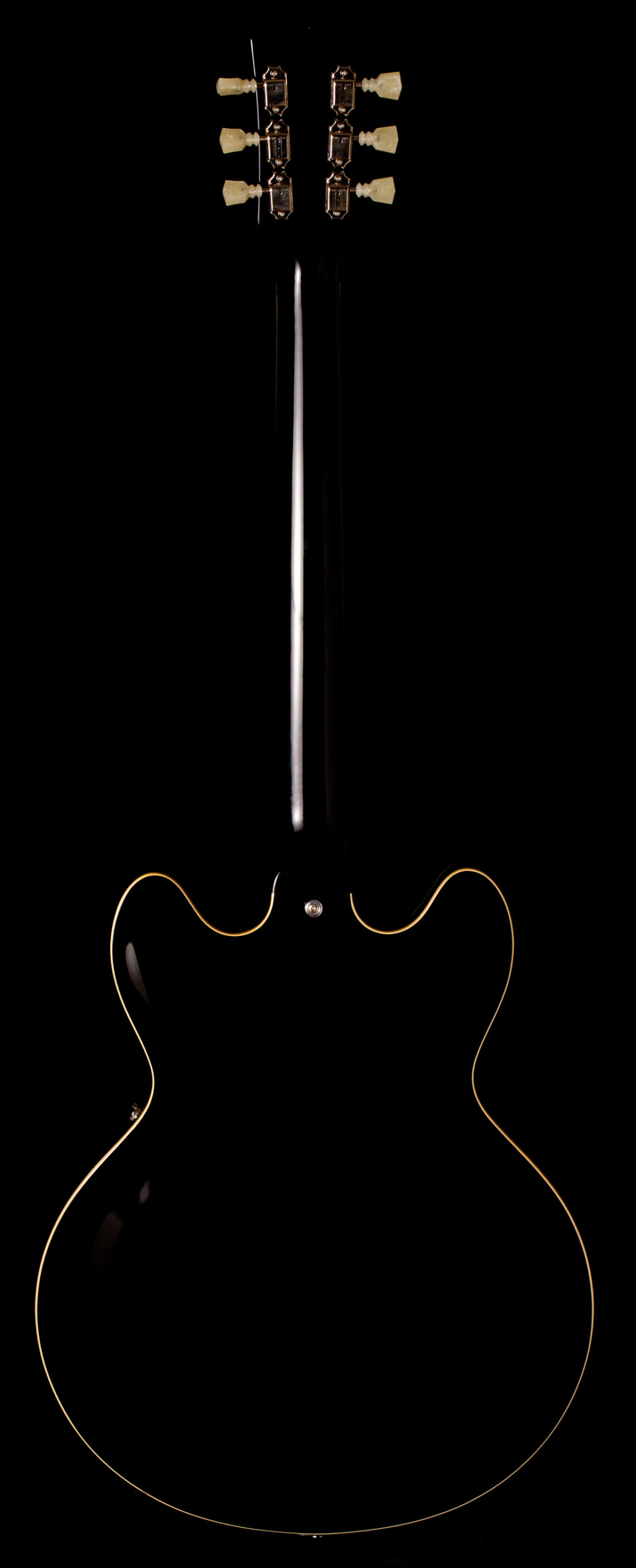 Gibson ES-330 Bigsby Ebony - Image 4