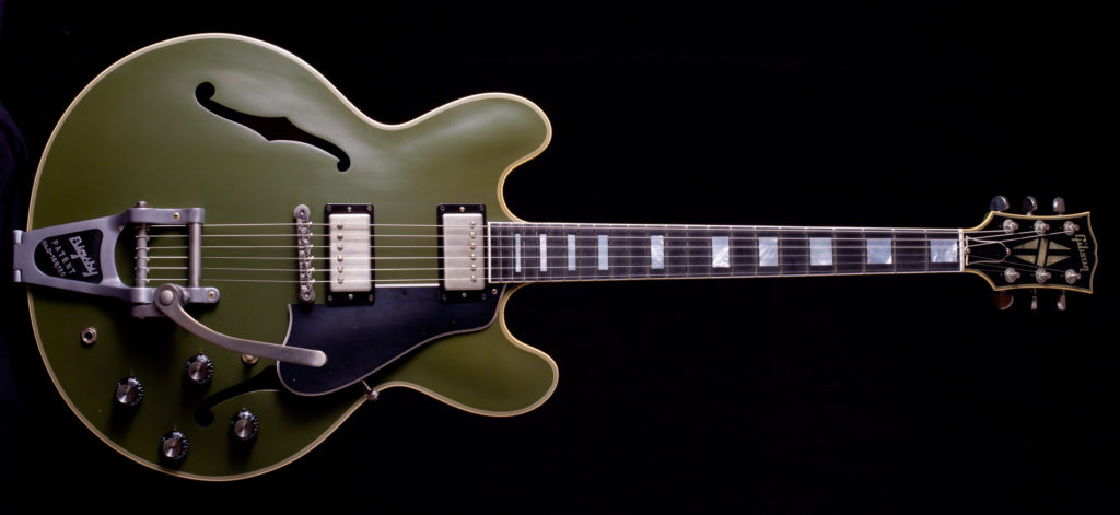 Gibson ES-355 Bigsby Drab Green