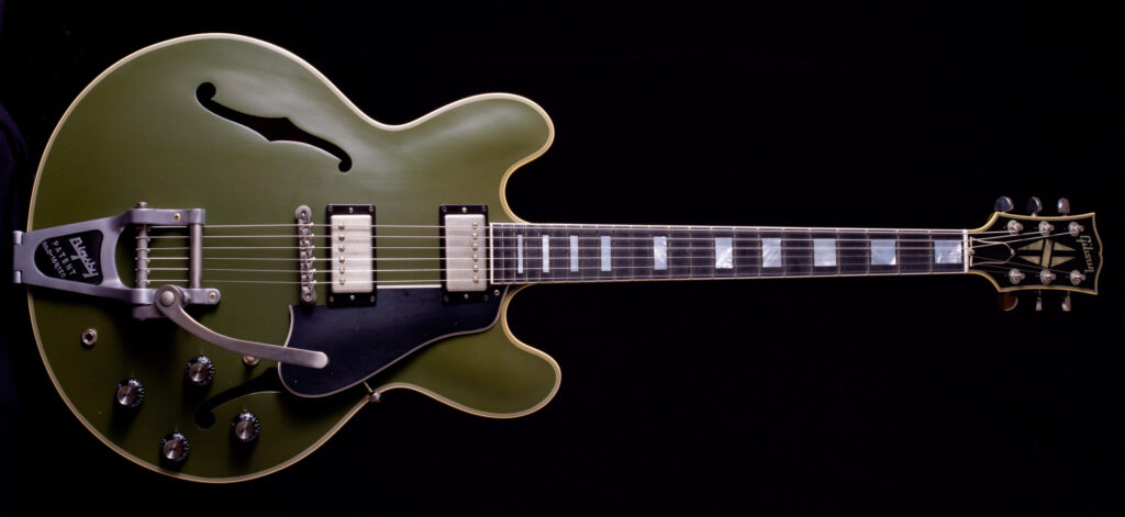Gibson ES-355 Bigsby Drab Green