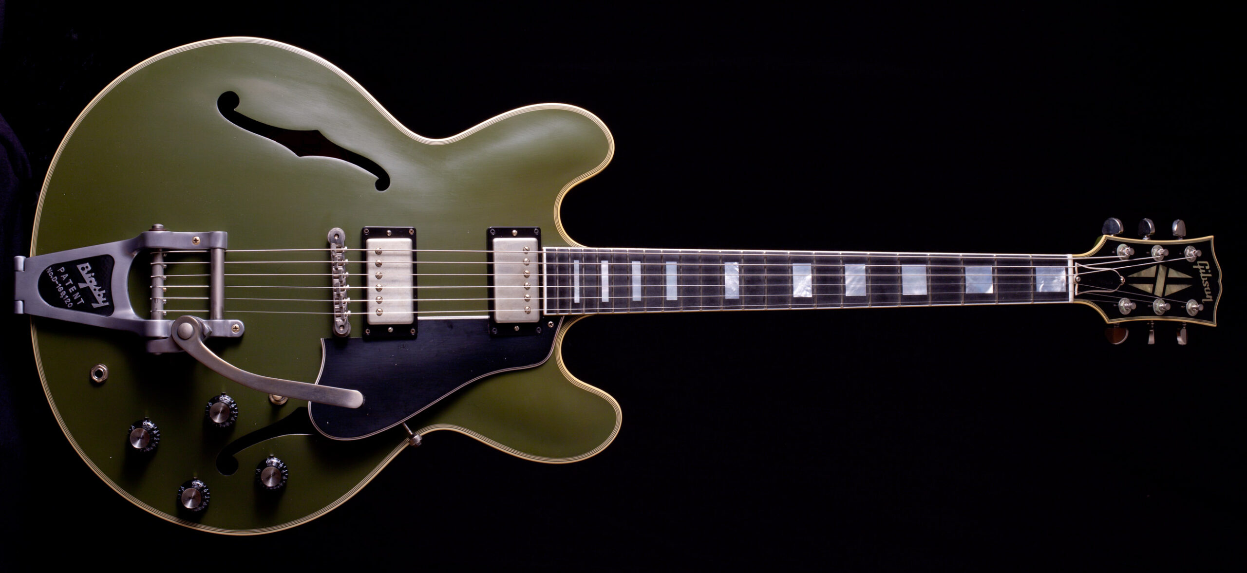 Gibson ES-355 Bigsby Drab Green
