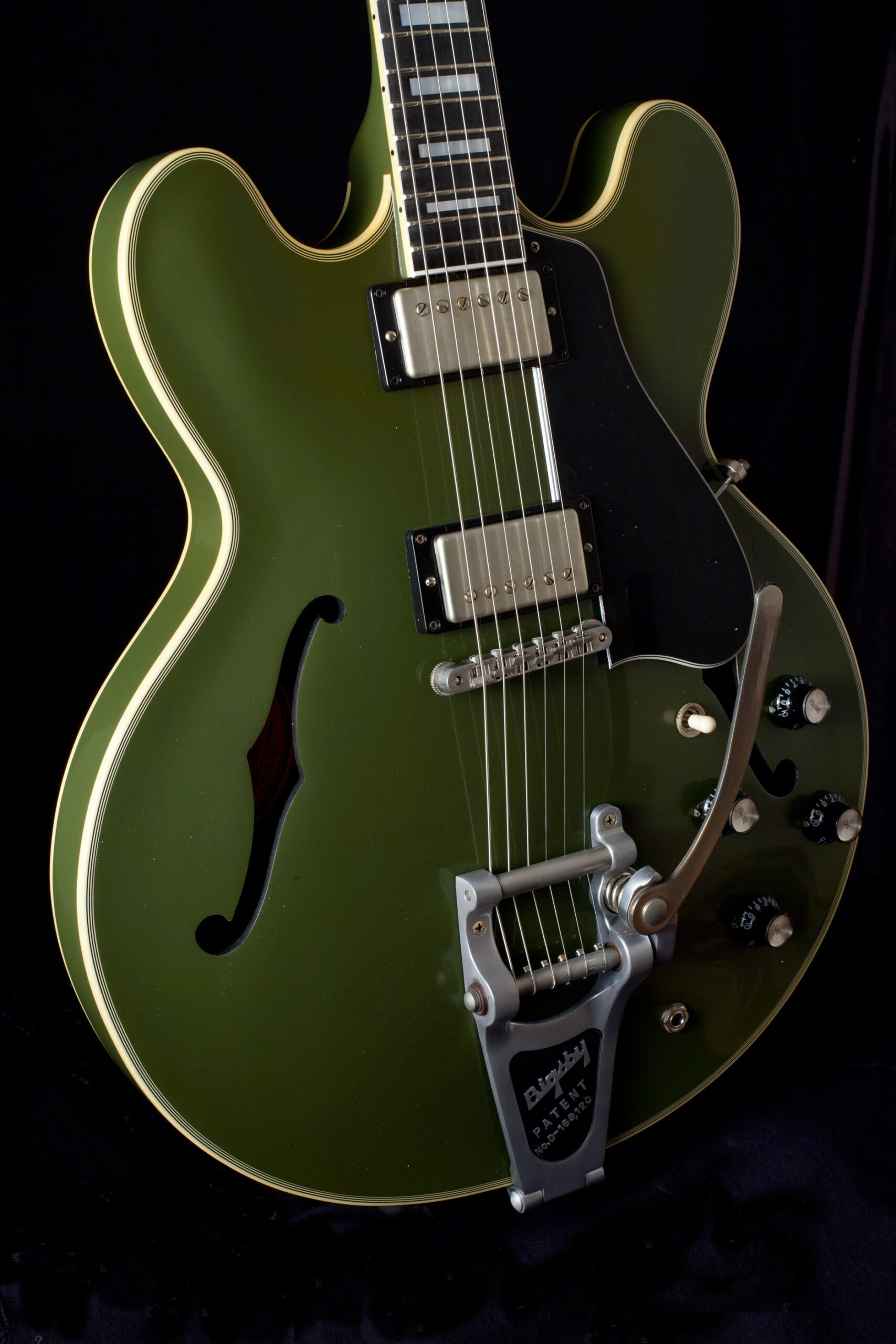 Gibson ES-355 Bigsby Drab Green - Image 4