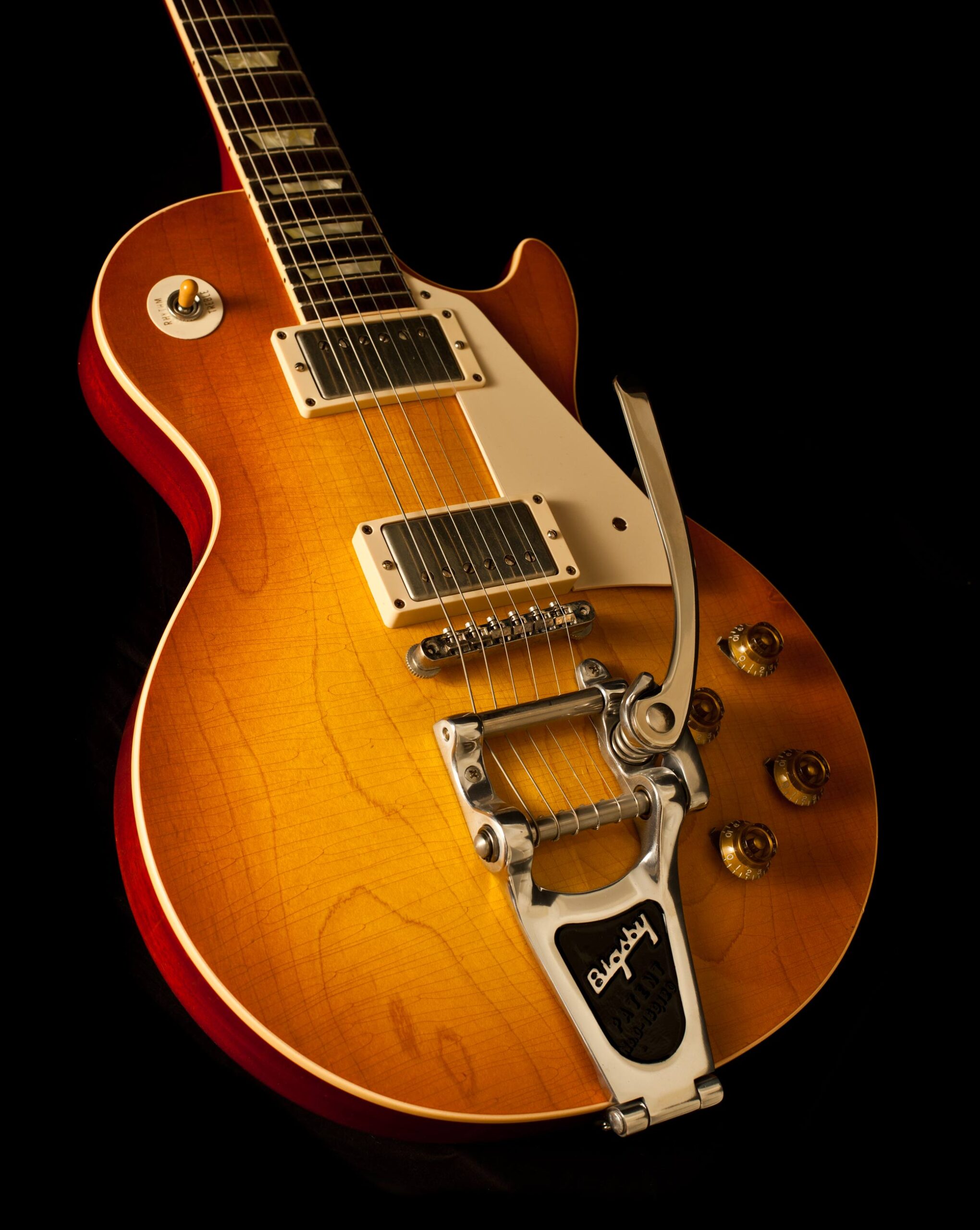 Gibson Les Paul Standard 1958 Sunrise Tea Burst Bigsby Murphy Aged 2011 – Bild 5