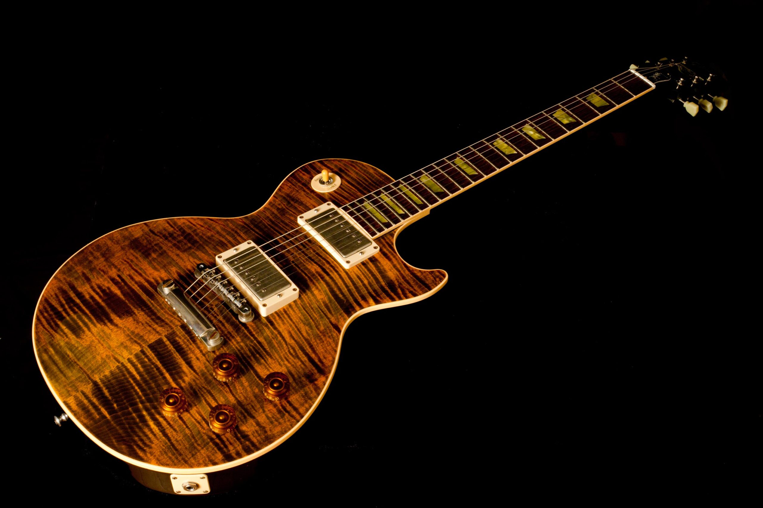 Gibson Les Paul Joe Perry Green Tiger - Image 7