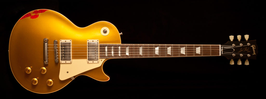 Gibson Les Paul "Painted Over" Gold over Sunburst