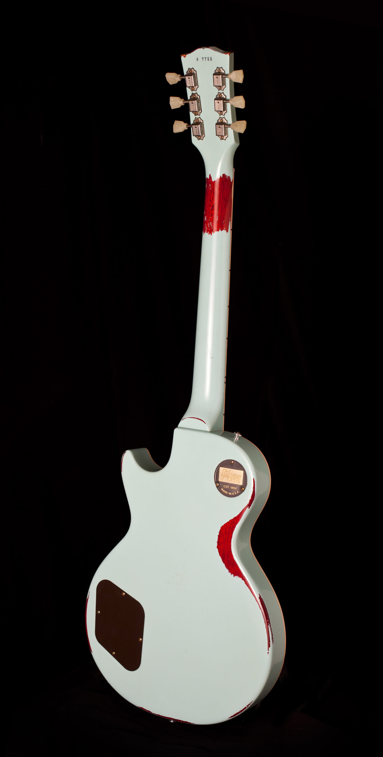 Gibson Les Paul "Painted Over" Kerry Green over Dark Burst - Image 4