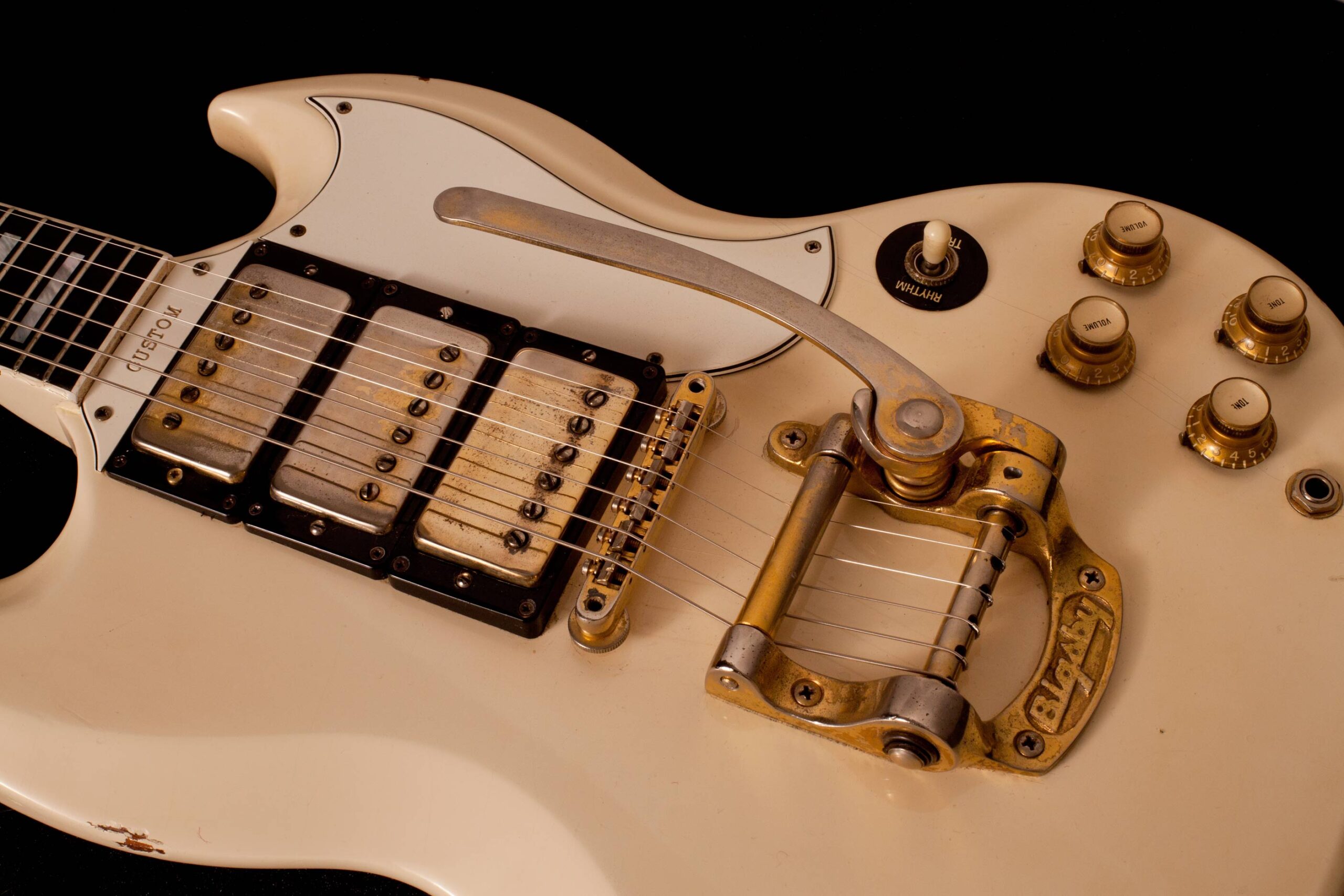 Gibson Les Paul "SG" Custom White 1962 - Image 4