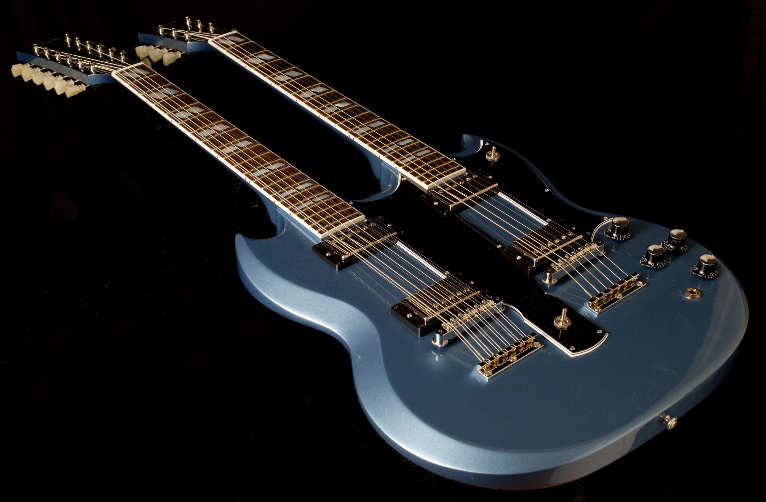 Gibson SG Doubleneck Pelham Blue - Image 4