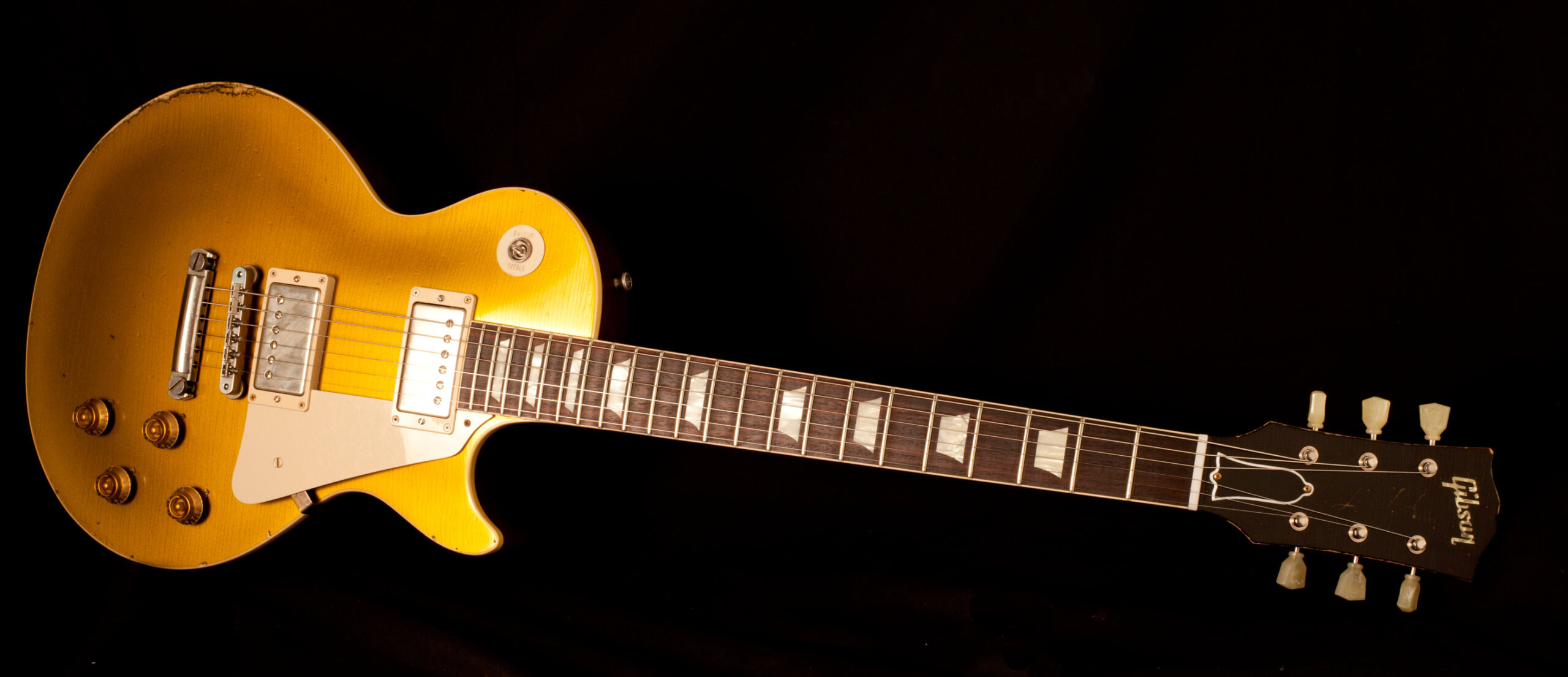 Gibson Les Paul Goldtop 1957 Heavy Aged - Image 7