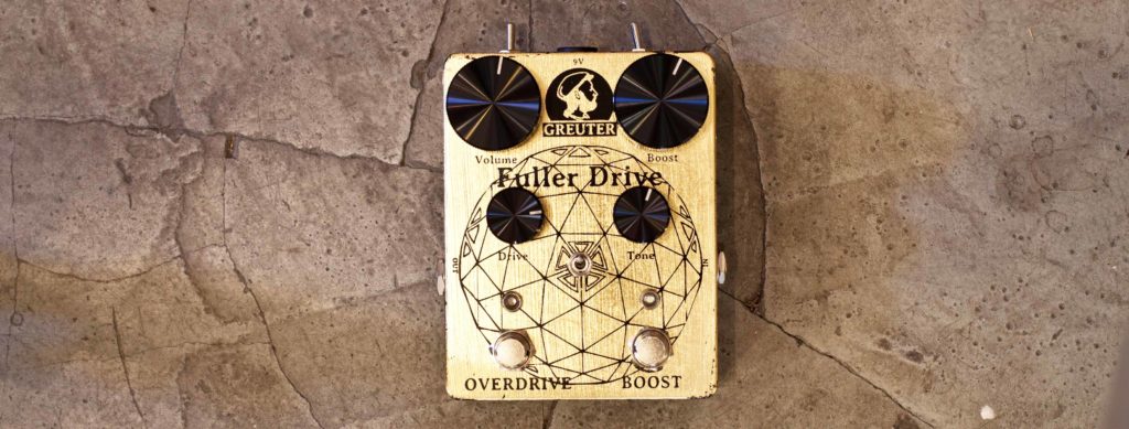 Greuter Audio Fuller Drive w/Boost Black on Gold