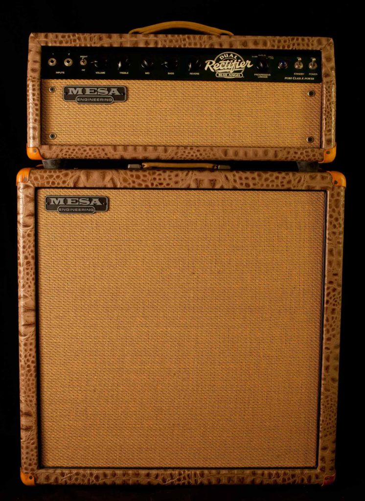 Mesa Boogie Dual Rectifier Blue Angel Head and 4x10" Box Crocodile