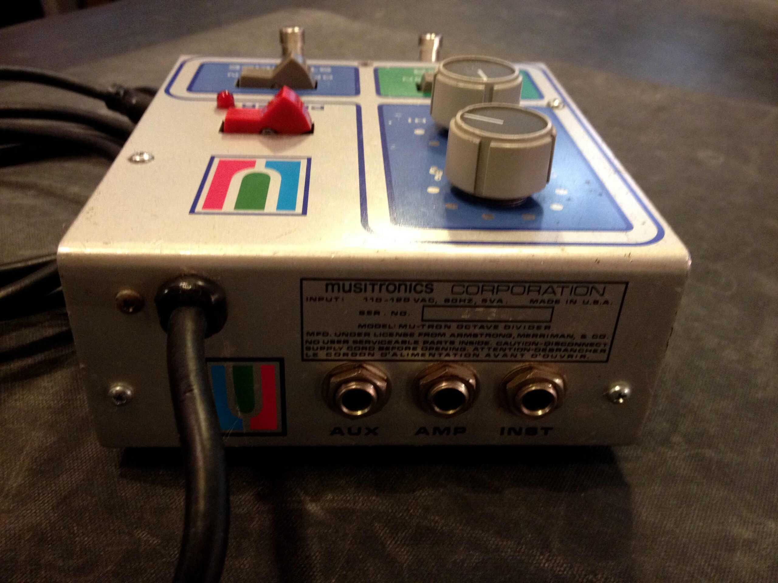 Mu-Tron Musitronics Octave Divider 70's 110V – Bild 3
