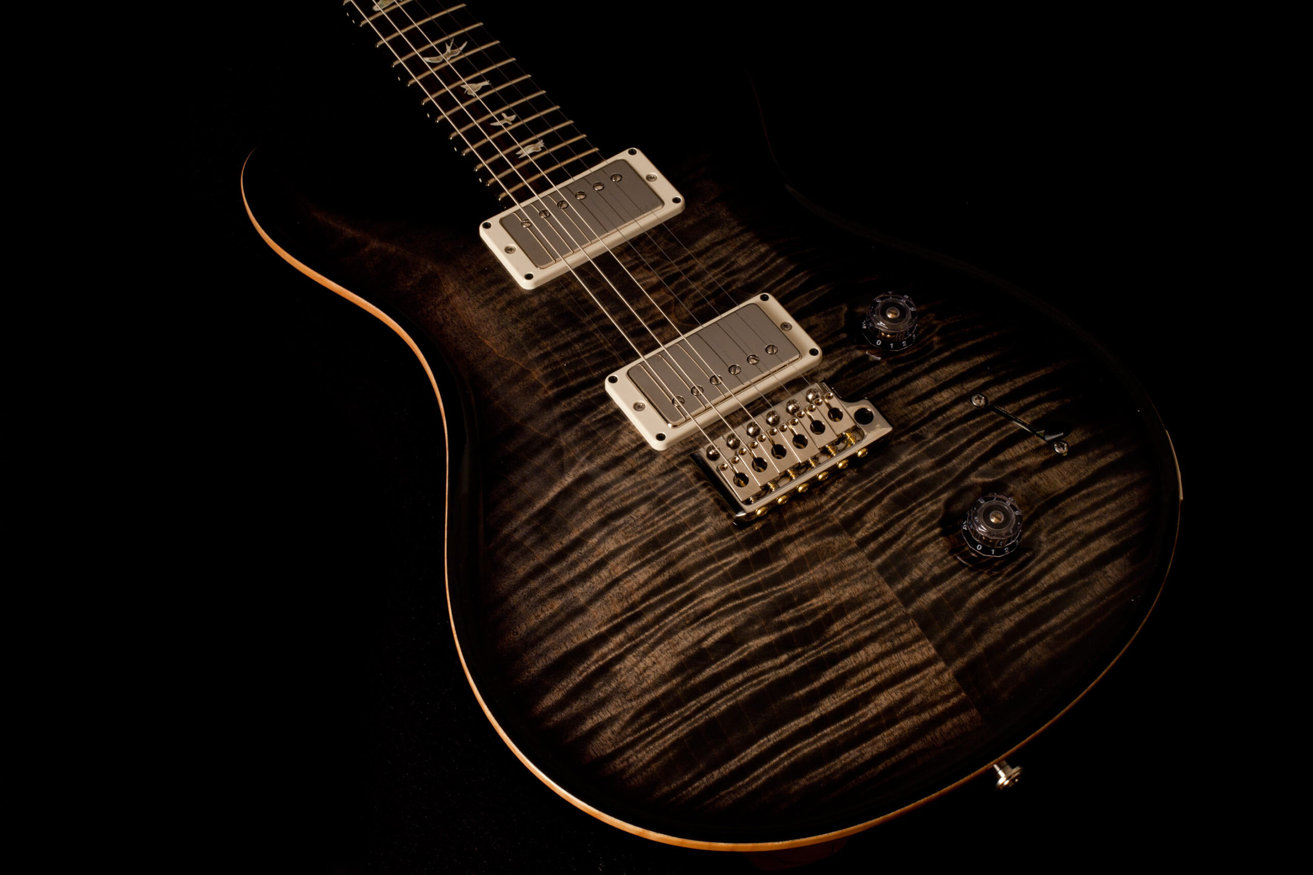 PRS Custom 22 Trem Charcoal Burst - Image 4