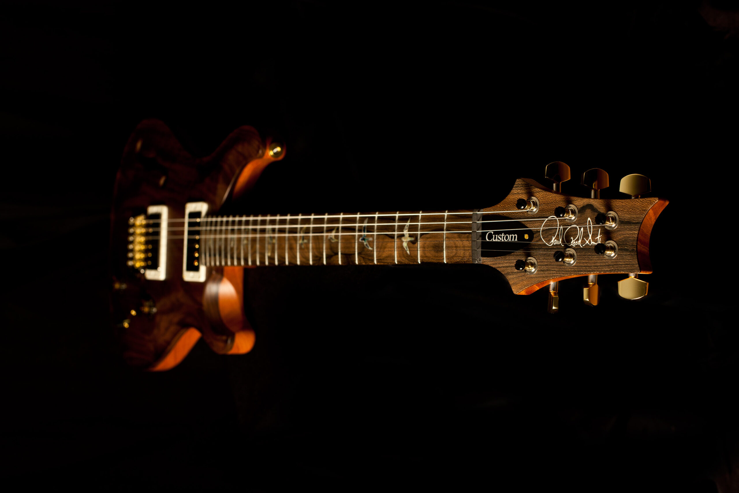 PRS Custom 22 Semi Hollow Satin Walnut "Wood Library Limited Edition" - Image 9