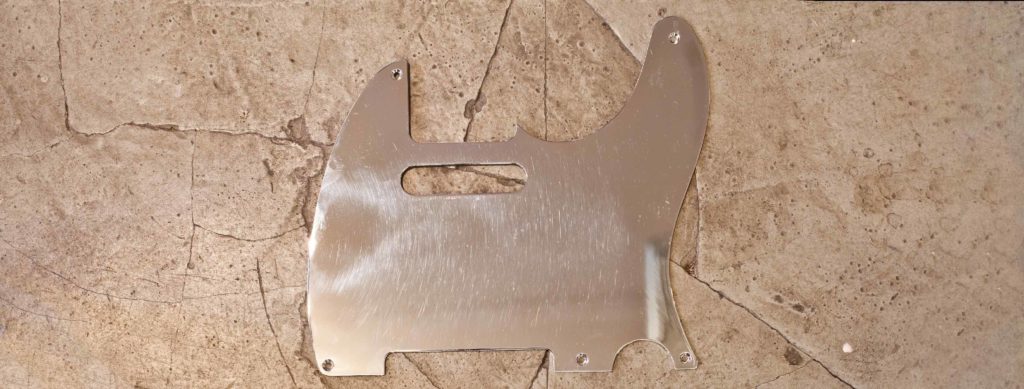 Metal Pickguard Tele Chrome