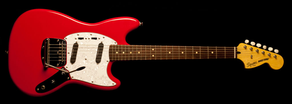 Squier Mustang Vintage Modified Fiesta Red