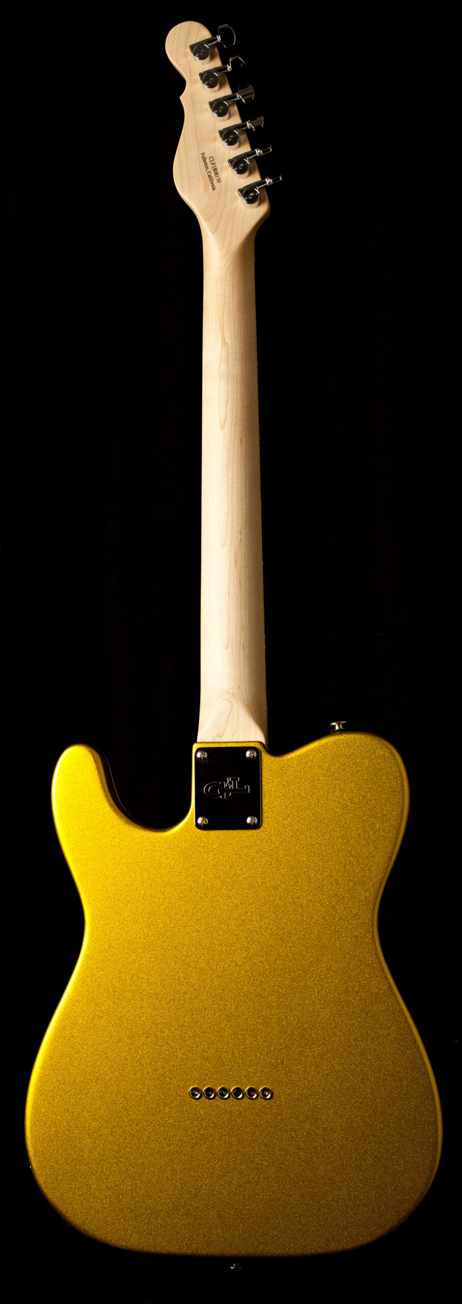 G&L Asat Classic Semi Hollow Yukon Gold Metallic - Image 3