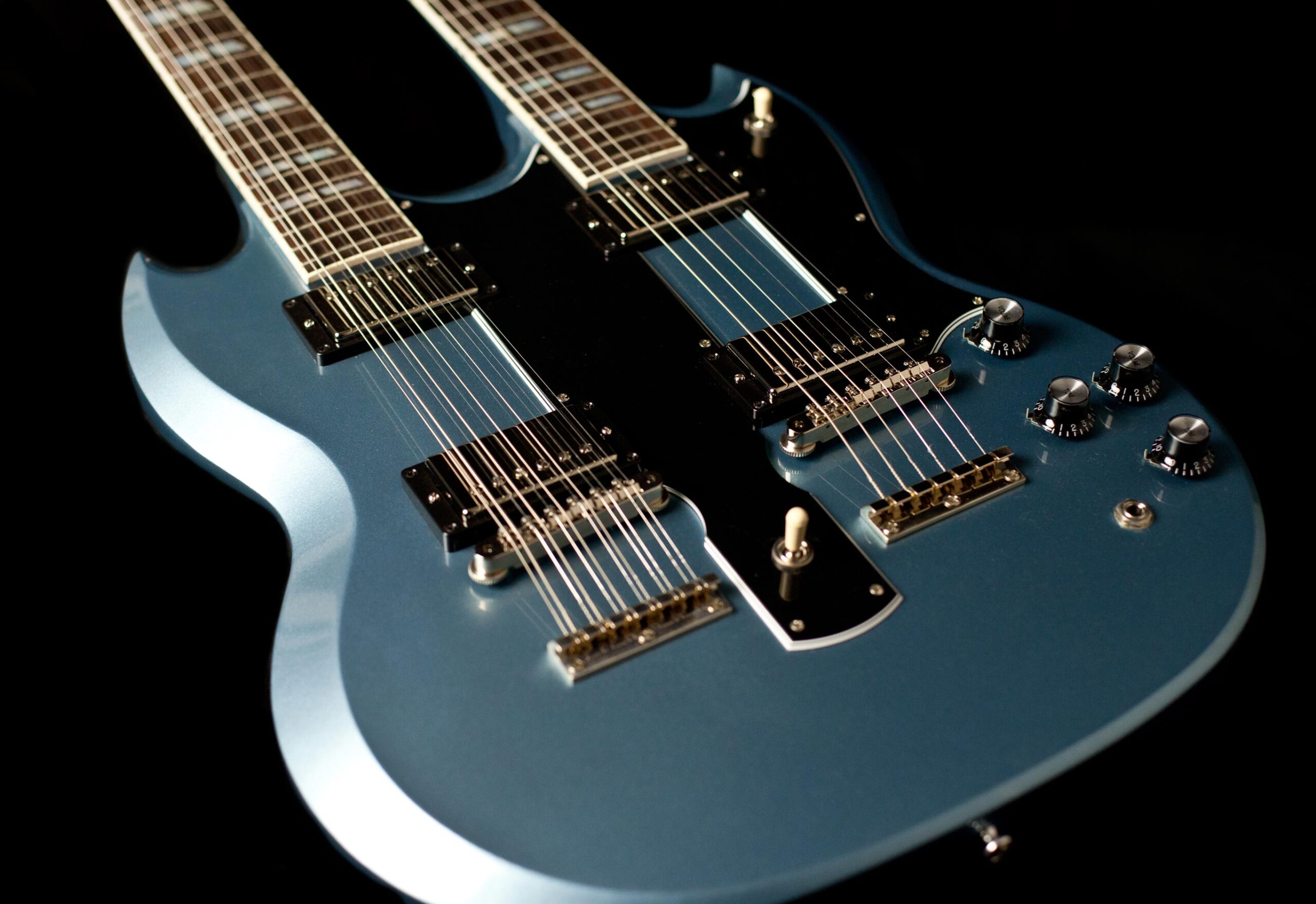 Gibson EDS-1275 SG Doubleneck Pelham Blue 2015 - Image 6