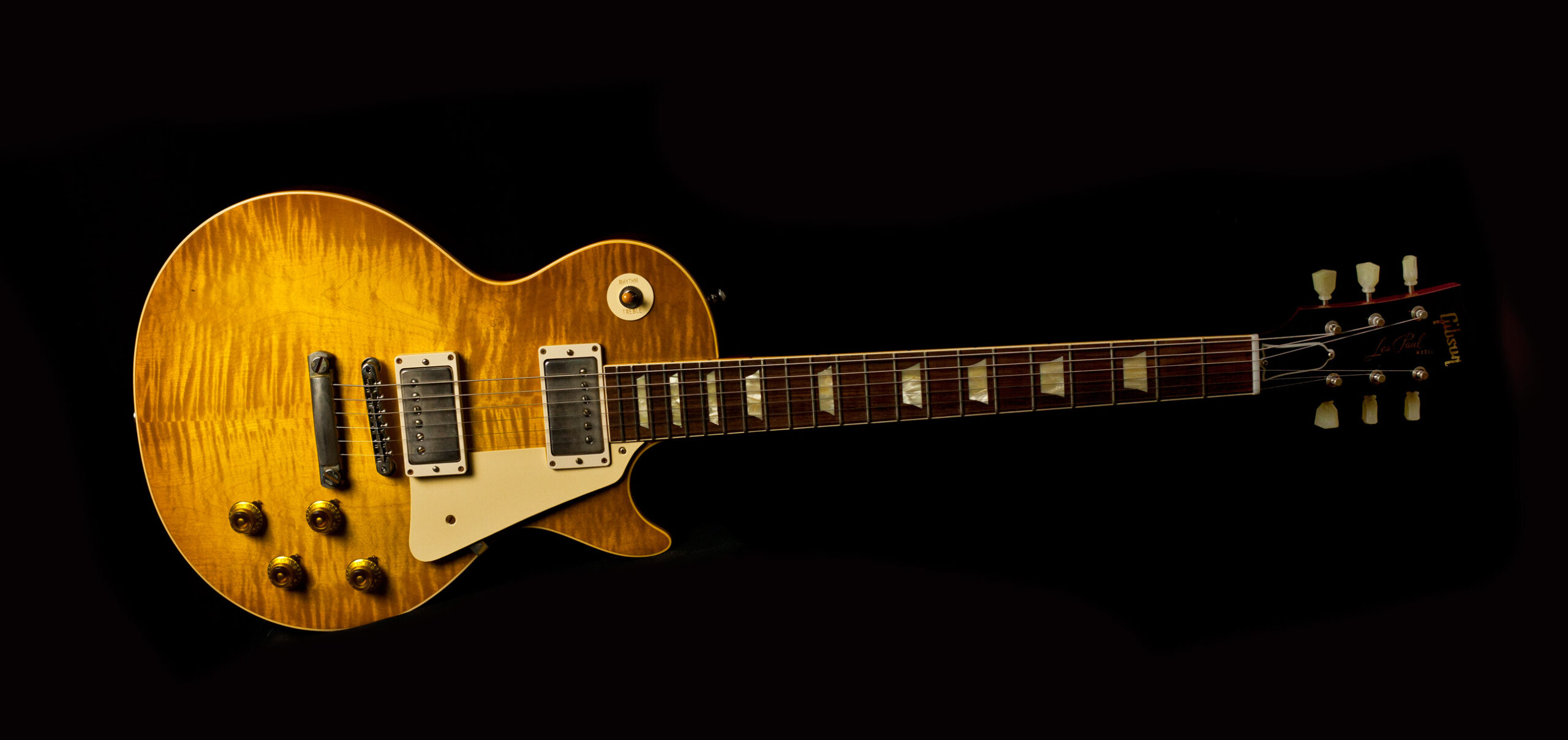 Gibson Les Paul Standard 1958 Reissue Lemon Burst - Image 6