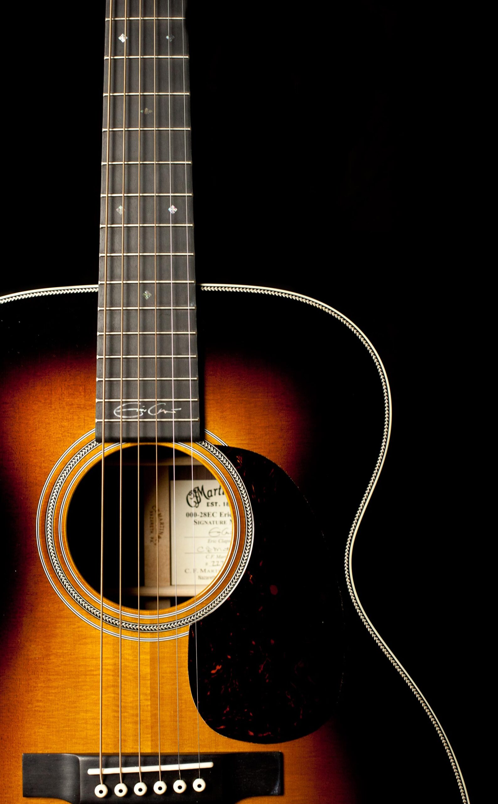 Martin 000-28EC Custom signature Eric Clapton Sunburst - Image 8