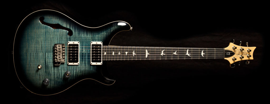 PRS CE24 Faded Blue Smokeburst