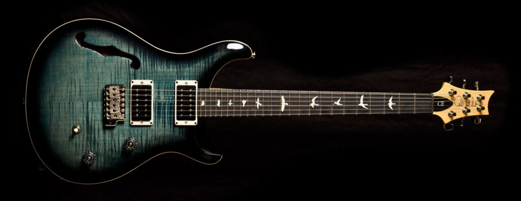 PRS CE24 Faded Blue Smokeburst