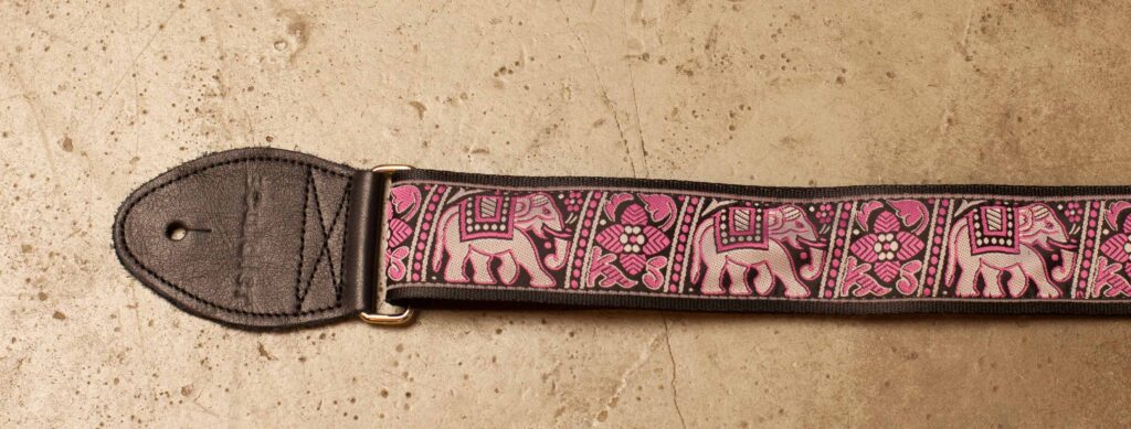 Souldier Strap Bombay Elephants Pink Black