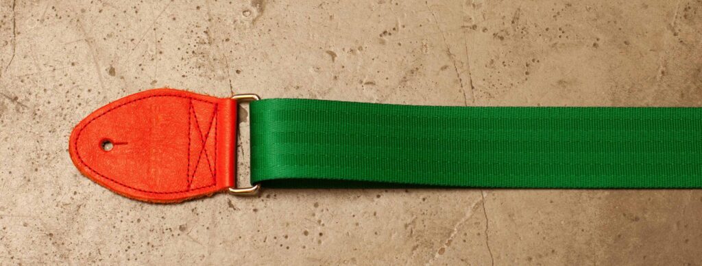 Souldier Strap Plain Kelly Green/Orange
