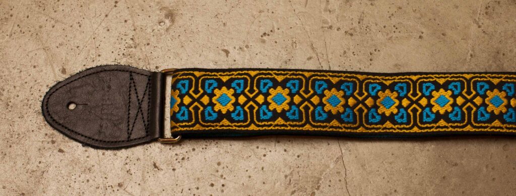 Souldier Strap Fillmore Turquoise/Gold on Black