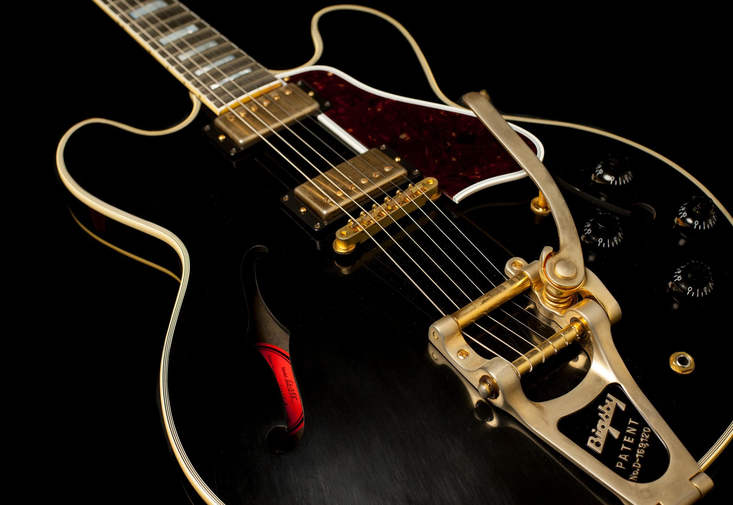 Gibson ES-355 VOS Vintage Ebony Limited Run 2016 - Image 6