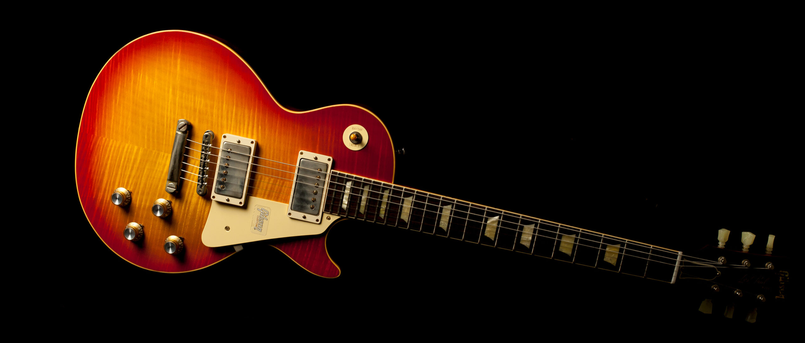 Gibson Les Paul Standard 1960 VOS Washed Cherry Burst - Image 10