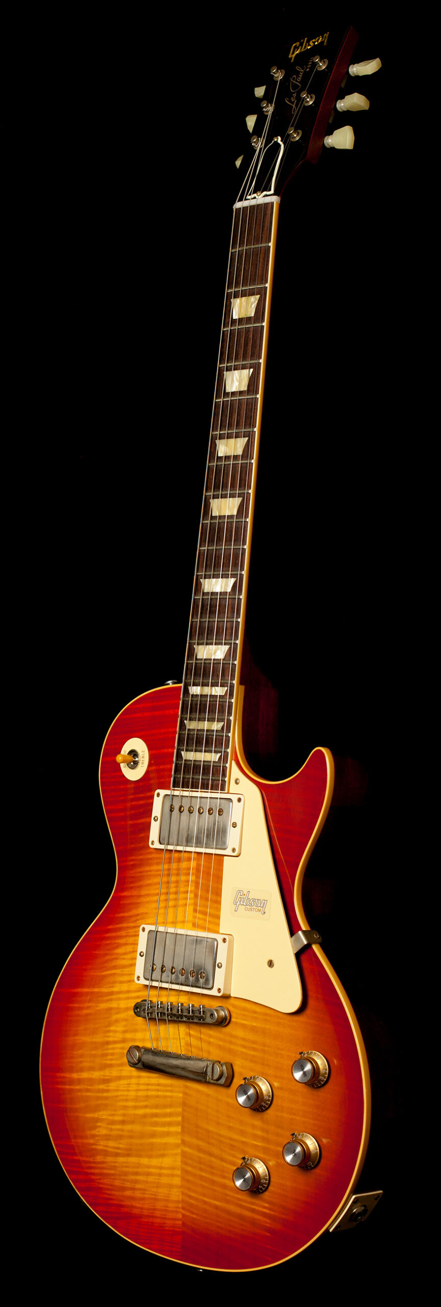 Gibson Les Paul Standard 1960 VOS Washed Cherry Burst - Image 4