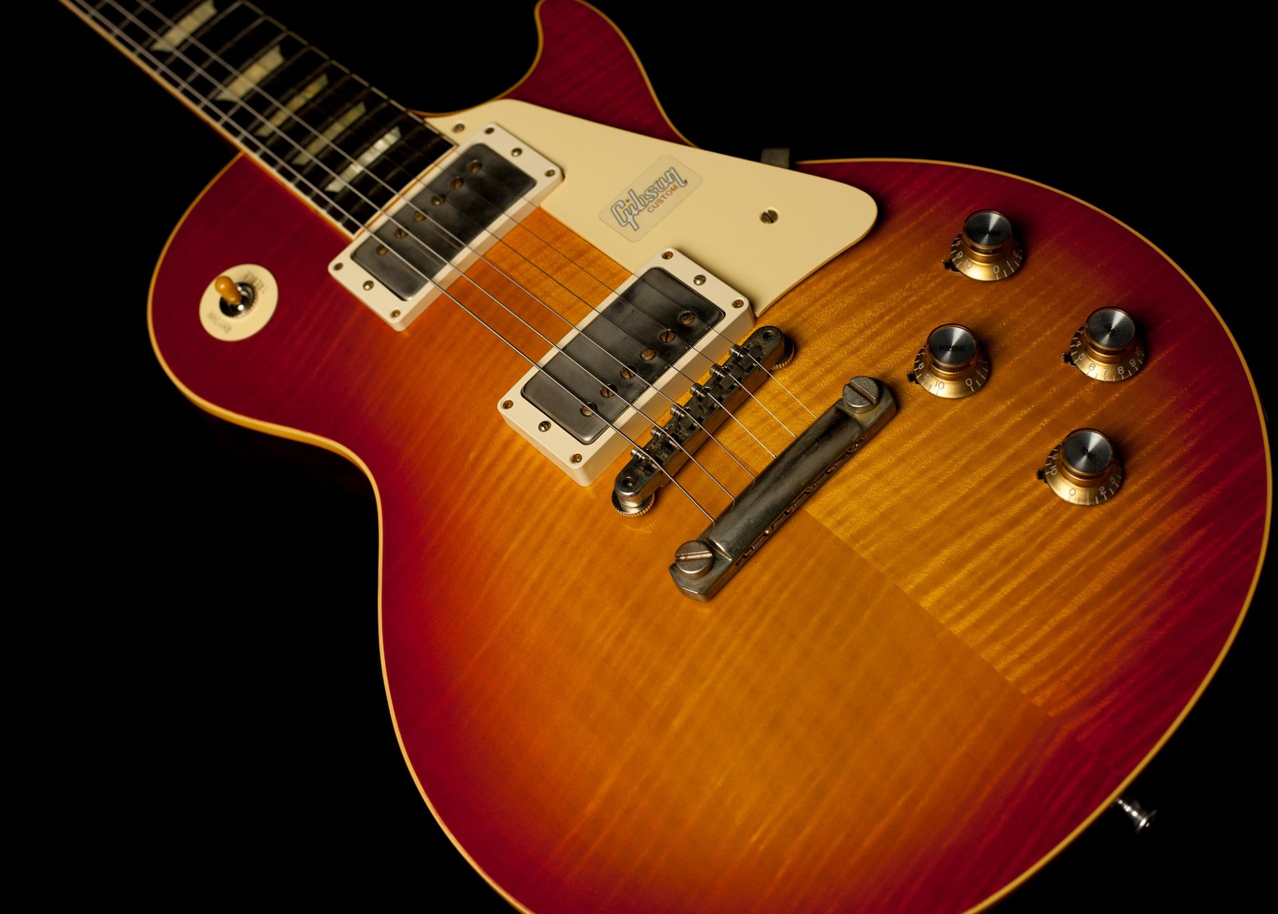 Gibson Les Paul Standard 1960 VOS Washed Cherry Burst - Image 6